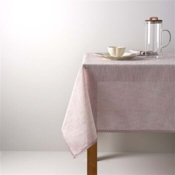 Скатерть Linens Mirabelle 150х250 Pembe